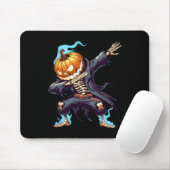 Dabbing Halloween Skeleton Monster Dab Spooky Boys Muismat (Met muis)