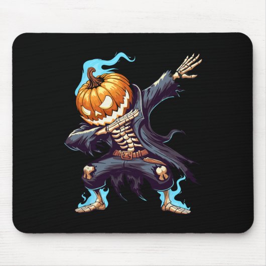 Dabbing Halloween Skeleton Monster Dab Spooky Boys Muismat (Voorkant)