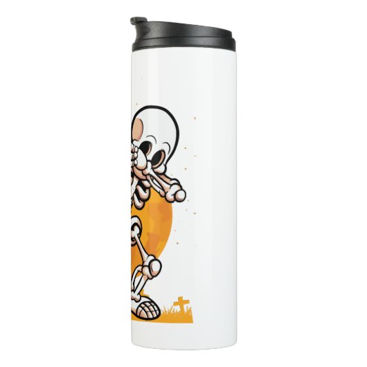 Dabbing Halloween Thermosbeker (Geroteerd rechts)