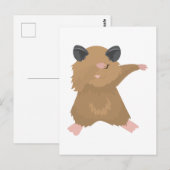 Dabbing Hamster Dance Funny Dab Dance Gift Idee Briefkaart (Voorkant / Achterkant)