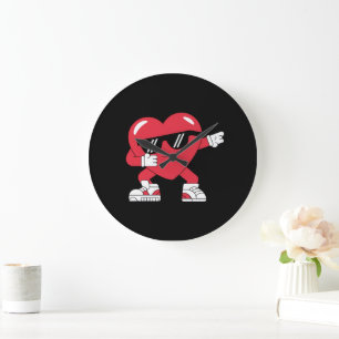 Dabbing Hart Grappige Cadeaus Valentijnsdag Grote Klok