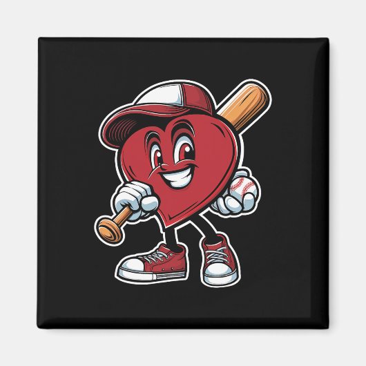 Dabbing Hart Valentijnsdag Bysell Koppels Valentij Magneet (Voorkant)