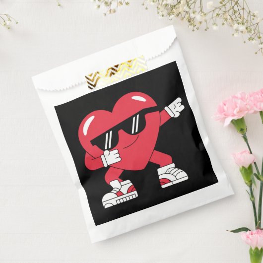 Dabbing Heart Funny Gifts Valentijnsdag Bedankzakje (Gezegeld)