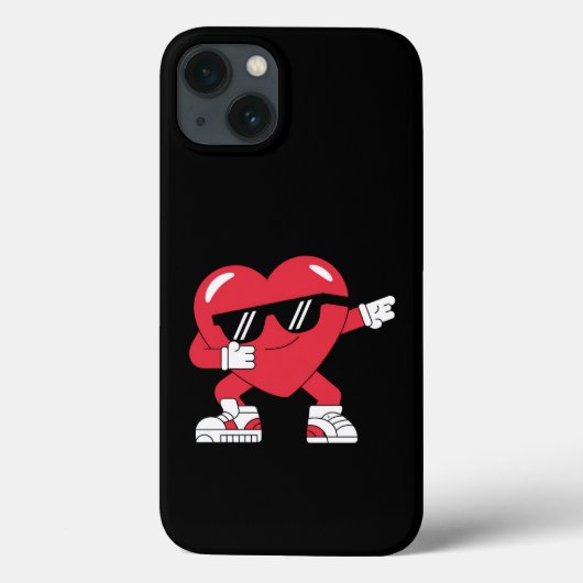Dabbing Heart Funny Gifts Valentijnsdag Case-Mate iPhone Case (Achterkant)