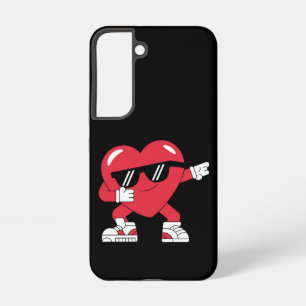 Dabbing Heart Funny Gifts Valentijnsdag Samsung Galaxy Hoesje