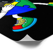 Dabbing Heart Puzzle Piecemecten Autisme Dab Boys  Poster (Hoek)