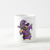 Dabbing Heks Pug Leuke Halloween Pugs Grappige Dab Koffiemok (Center)