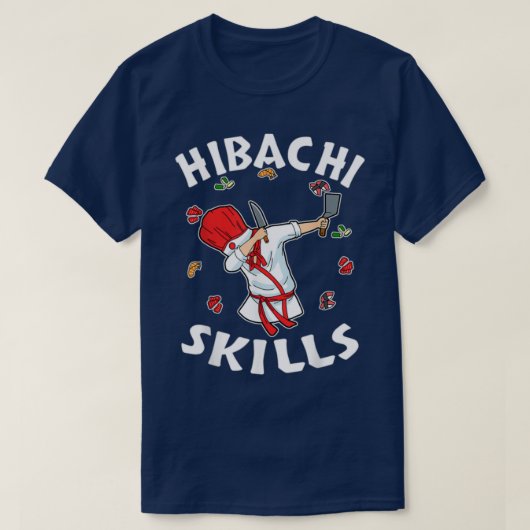 Dabbing Hibachi Chef (2) T-shirt (Design voorkant)