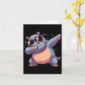 Dabbing Hip  Kaart (Gele Bloem)