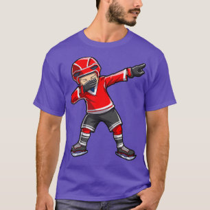 Dabbing Hockey T Shirt Boys Mannen Kinder Dab Squa