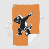 Dabbing Honey badger Golfhanddoek (Insitu)