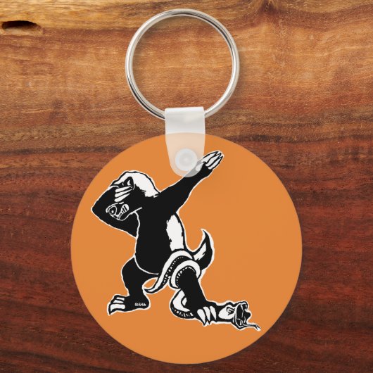 Dabbing Honey badger Sleutelhanger (Voorkant)