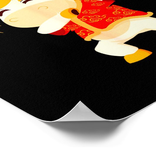 Dabbing Horse Chinese New Year Of The Horse2026  Poster (Hoek)