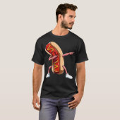 Dabbing Hot Dog Dab Hot Hondenliefhebbers National T-shirt (Voorkant volledig)