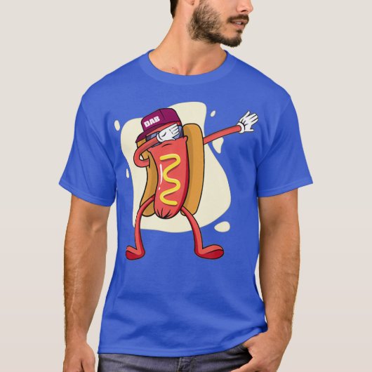 Dabbing Hot Dog Dab T-shirt (Voorkant)