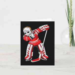 Dabbing ijshockeyspeler Fun Boys Meisjes Kinder sc Kaart