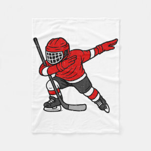 Dabbing IJshockeyspeler Sport Atleet Dab Dans Fleece Deken