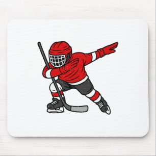 Dabbing IJshockeyspeler Sport Atleet Dab Dans Muismat