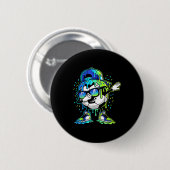 Dabbing Ijsje Sprinkels Voetbal Drip Jongens Kinde Ronde Button 5,7 Cm (Voorkant /achterkant)