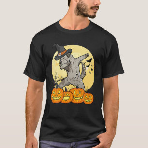 Dabbing Irish Wolfhound Dab Dance Funny Dog Hallow T-shirt