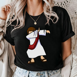 Dabbing Jesus Grappig Christelijk T-shirt