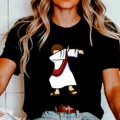 Dabbing Jesus Grappig Christelijk T-shirt