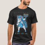 Dabbing Jewish Unicorn Kinder Chanukah Hanukkah 1 T-shirt<br><div class="desc">Dabbing Jewish Unicorn Kinder Chanukah Hanukkah 1</div>