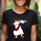 Dabbing Jezus Funny Christelijk T-shirt
