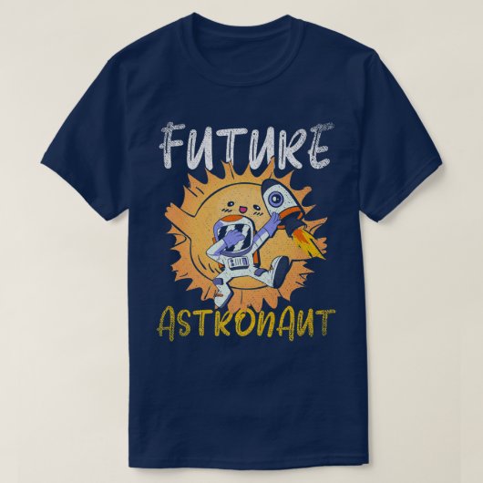 Dabbing Junior Astronaut Science Rocket Future Ast T-shirt (Design voorkant)