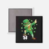 Dabbing Kabouter Funny Ierse Jongen St. Patrick's  Magneet (Voorkant / Achterkant)