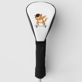 Dabbing kat Skater Gift Golfheadcover