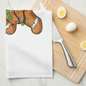 Dabbing Kerstboom Licht Kerstmis Theedoek (Quarter Fold)