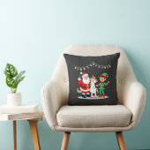 Dabbing Kerstman Elf Eenhoorn Kerst Kinderen Jonge Kussen (Stoel)