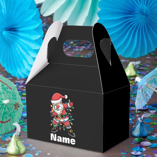 Dabbing Kerstman Grappig Gepersonaliseerd Kerstcad Bedankdoosjes (Feest)