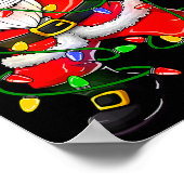 Dabbing Kerstman Grappige Kersttrui Dames 2024 Bo Poster (Hoek)