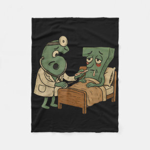 Dabbing Kerstman Kerstlichten Voetbal Kerst Jongen Fleece Deken
