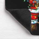 Dabbing Kerstman Voetbal Kerst Pyjama Jongens Kind Muismat (Hoek)