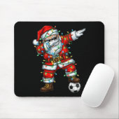 Dabbing Kerstman Voetbal Kerst Pyjama Jongens Kind Muismat (Met muis)
