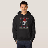 Dabbing Kerstvoetganger Ho Santa Elf Ugly Sweater (Voorkant volledig)