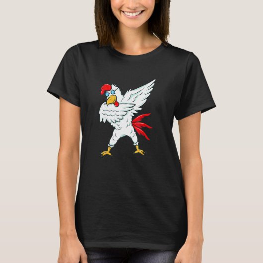 Dabbing Kip Kuiken  Cool Dab Feest T-shirt (Voorkant)