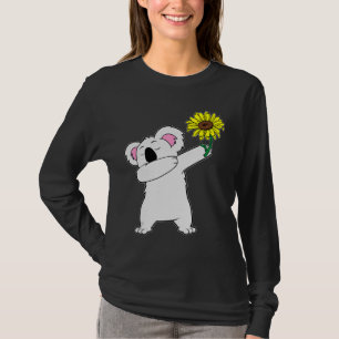 Dabbing Koala Beer Sunflower Autisme Awareness T-shirt