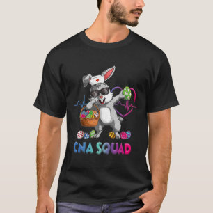 Dabbing Konijn Cna Squad Eieren Verpleegster Pasen T-shirt
