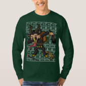 Dabbing Krampus Ugly KerstSweater T-shirt (Voorkant)