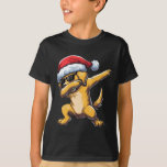 Dabbing Labrador Retriever Santa Hat Christmas Dab T-shirt<br><div class="desc">Dabbing Labrador Retriever Santa Hat Christmas Dab Dance Mannen</div>