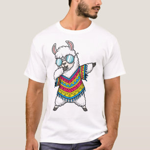 Dabbing Lama Grappig Schattig Dab Dans T-shirt