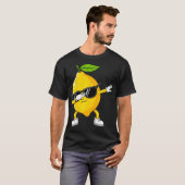 Dabbing Lemon Fruit With Sunglasses Lemon T-shirt (Voorkant volledig)