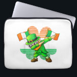 Dabbing Leprechaun for Kids Boys Mens Youth Laptop Sleeve<br><div class="desc">Dabbing Leprechaun for Kids Boys Mens Youth St Patricks Day</div>