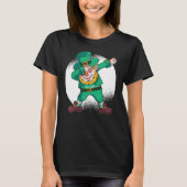 Dabbing Leprechaun Funny Dancing Leprechaun St Pat T-shirt (Voorkant)