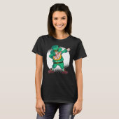 Dabbing Leprechaun Funny Dancing Leprechaun St Pat T-shirt (Voorkant volledig)
