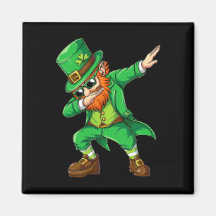 Dabbing Leprechaun Grappige Cadeaus Mannen Kindere Magneet
